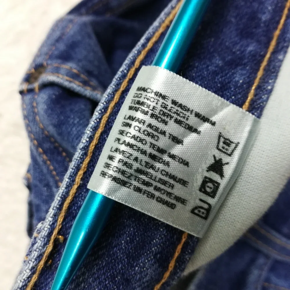 Dickies Mens Jeans 5 Pocket Work Straight Leg Blue Denim Indigo Wash 42x32‎